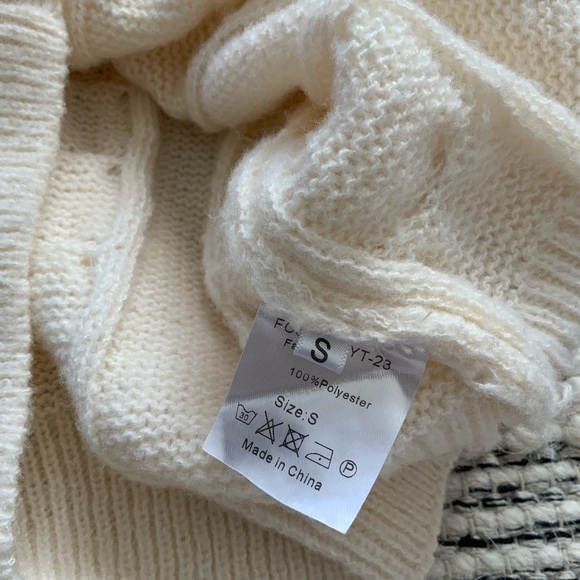 Chunky Cable Knit Long Skirt 2 Piece Outfit Sweater Sets - Picture 9 of 10